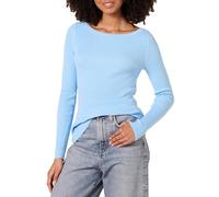 Amazon Essentials Women's Classic-Fit Lightweight Long-Sleeve Jumper, Sky Blue, S