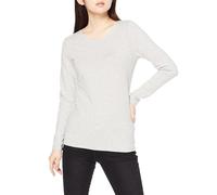 Amazon Essentials Women's Classic-Fit Long-Sleeve Crewneck T-Shirt (Available in Plus Size), Light Grey Heather, X-Large