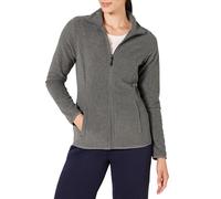 Amazon Essentials Women's Classic-fit Long-Sleeved Full Zip Polar Soft Fleece Jacket (Available in Plus Size), Charcoal Heather, XL