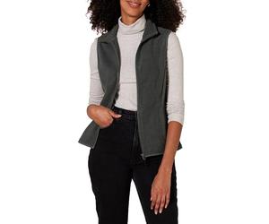 Amazon Essentials Women's Classic-Fit Sleeveless Polar Soft Fleece Vest (Available in Plus Size), Charcoal Heather, XXL