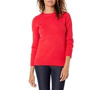 Amazon Essentials Women's Classic-Fit Soft Touch Long-Sleeve Crewneck Jumper (Available in Plus Size), Red, 5XL Plus