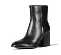 Amazon Essentials Women's Clean-Heel Ankle Boots, Black, 7.5 UK