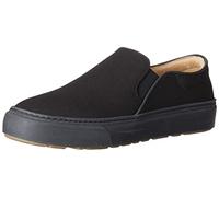 Amazon Essentials Women's Comfortable Slip on Sneaker, Black, 5