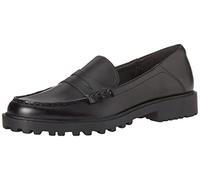 Amazon Essentials Women's Constructed Loafers, Black, 3.5 UK