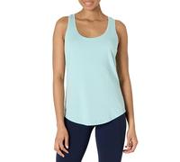 Amazon Essentials Women's Cotton Racer Back Vest, Soft Lightweight Yoga Tank with Scoop Neck