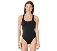 Amazon Essentials Women's Criss-Cross Back One-Piece Swimming Costume, Washed Black, 16