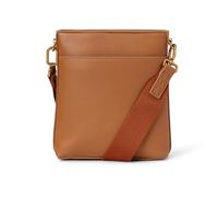Amazon Essentials Women's Faux Leather Slim Cross-body Bag, Tan, One Size