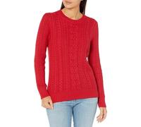 Amazon Essentials Women's Fisherman Cable Knit Long-Sleeve Crewneck Jumper (Available in Plus Size)