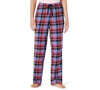 Amazon Essentials Women's Flannel Pajama Sleep Pant, Blue Mixed Tartan, XS