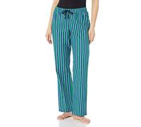 Amazon Essentials Women's Flannel Pajama Sleep Pant - Discontinued Colours, Blue Green Stripes, XXS