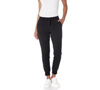 Amazon Essentials Women's Fleece Cuffed Jogging Bottoms (Available in Plus Size), Black, M