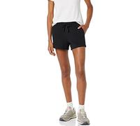 Amazon Essentials Womens Fleece Shorts with Pockets, Black, Medium