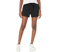 Amazon Essentials Women's Fleece Shorts with Pockets, Black, XL