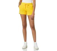 Amazon Essentials Womens Fleece Shorts with Pockets - Discontinued Colours, Golden Yellow, Large