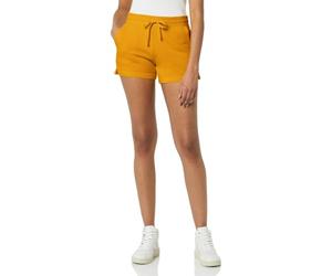 Amazon Essentials Womens Fleece Shorts with Pockets - Discontinued Colours, Golden Yellow, Large