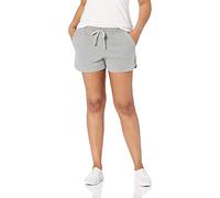 Amazon Essentials Women's Fleece Shorts with Pockets, Light Grey Heather, S