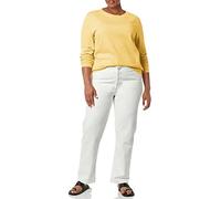 Amazon Essentials Women's French Terry Fleece Crewneck Sweatshirt (Available in Plus Size), Light Mustard Yellow, Medium