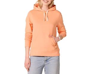 Amazon Essentials Women's French Terry Fleece Pullover Hoodie, Melon Orange, L