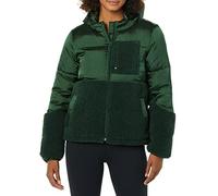Amazon Essentials Women's Full-Zip Sherpa Fleece Hooded Puffer Jacket