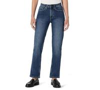 Amazon Essentials Women's High-Rise Straight Leg Jeans, Stone Dark Wash, 22 Long