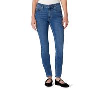 Amazon Essentials Women's High-Stretch High-Rise Skinny Jeans, Medium Blue Vintage, 16 Short