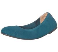 Amazon Essentials Women's Knit Ballet Flat, Dark Turquoise, 10 UK