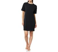Amazon Essentials Women's Knit Jersey Sleep Tee Nightdress, Black, XXL