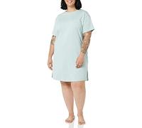 Amazon Essentials Women's Knit Jersey Sleep Tee Nightdress - Discontinued Colours, Dusty Blue, 4XL Plus