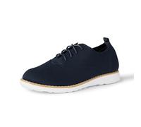 Amazon Essentials Women's Knit Oxford Trainers, Navy, 7 UK