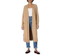 Amazon Essentials Women's Lightweight Floor Length Longline Cardigan, Camel Heather, XS