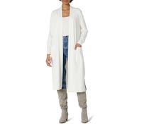 Amazon Essentials Women's Lightweight Floor Length Longline Cardigan, Eggshell White, XXS
