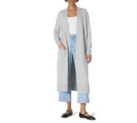 Amazon Essentials Women's Lightweight Floor Length Longline Cardigan, Medium Grey Heather, XXS