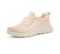Amazon Essentials Women's Lightweight Knit Cross Trainer Sneakers, Peach, 6
