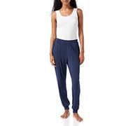 Amazon Essentials Women's Lightweight Knit Jersey Pyjama Bottoms, Jogger Lounge Sleep Wear with Pockets, Washed Navy, XL