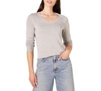 Amazon Essentials Women's Lightweight Long-Sleeve V-Neck Jumper, Light Grey Heather, 5XL Plus