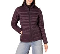 Amazon Essentials Women's Lightweight long-sleeved, water-resistant, packable puffer jacket (available in plus size), Burgundy, S