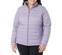 Amazon Essentials Women's Lightweight Long-Sleeved, Water-Resistant, Packable Puffer Jacket (Available in Plus Size), Dusty Grape, XXL