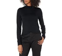 Amazon Essentials Women's Lightweight Roll Neck Long-Sleeve Jumper (Available in Plus Size), Black, XS
