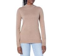 Amazon Essentials Women's Lightweight Roll Neck Long-Sleeve Jumper (Available in Plus Size), Camel Heather, XS