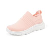 Amazon Essentials Women's Lightweight Slip-On Walking Shoes, Pink, 4.5 UK