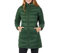 Amazon Essentials Women's Lightweight Water-Resistant Packable Hooded Puffer Coat (Available in Plus Size), Dark Green, S