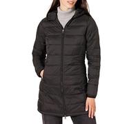 Amazon Essentials Women's Lightweight Water-Resistant Packable Hooded Puffer Coat (Available in Plus Size), Black, XS