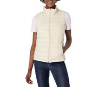 Amazon Essentials Women's Lightweight Water-Resistant Packable Puffer Gilet, Stone, XL