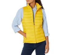 Amazon Essentials Women's Lightweight Water-Resistant Packable Puffer Gilet, Yellow, XL
