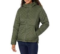 Amazon Essentials Women's Lightweight Water-Resistant Sherpa-Lined Hooded Puffer, Olive, X-Large