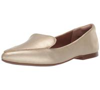 Amazon Essentials Women's Loafer Flat, Gold, 7.5 UK