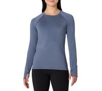 Amazon Essentials Women's Long Sleeve Active Quick-Dry Tech Stretch Lightweight Running Gym T-Shirt (Available in Plus Size), Slate Grey, XL