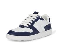 Amazon Essentials Women's Low-Top Court Trainers, Navy White, 7.5 UK