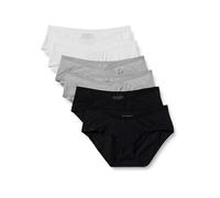 Amazon Essentials Women's Maternity Knickers Cotton & Microfibre, Pack of 6, Black/Grey Heather/White, 20