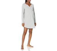 Amazon Essentials Women's Maternity Nursing Nightdress, Grey Heather, XXL